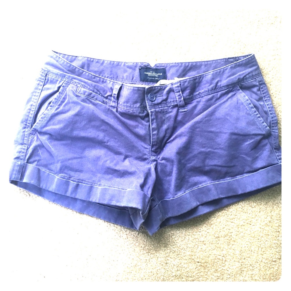 Blue American eagle shorts