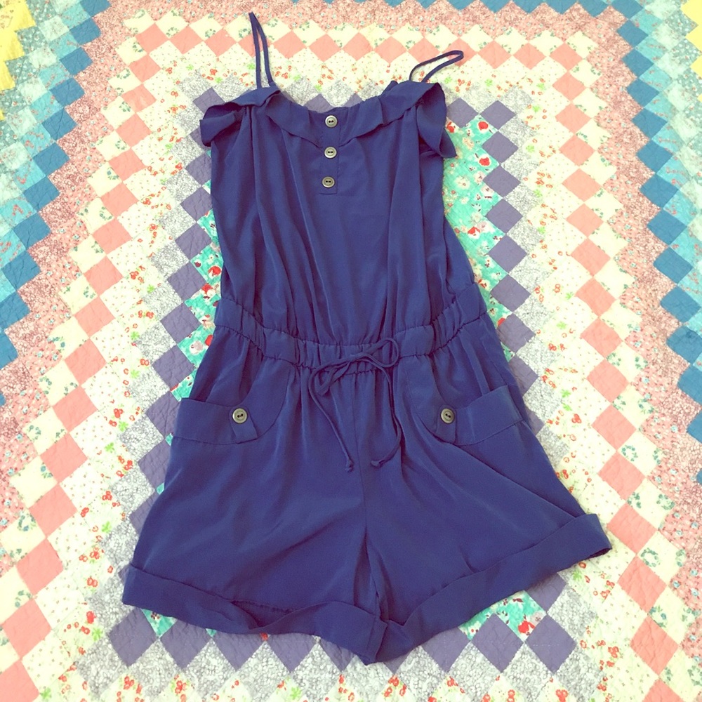 Royal Blue Romper