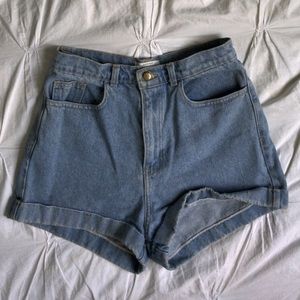 High waisted shorts