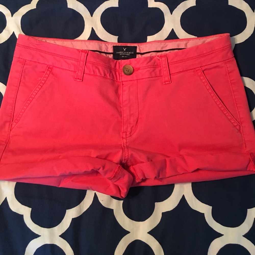 American Eagle Midi Stretch Shorts
