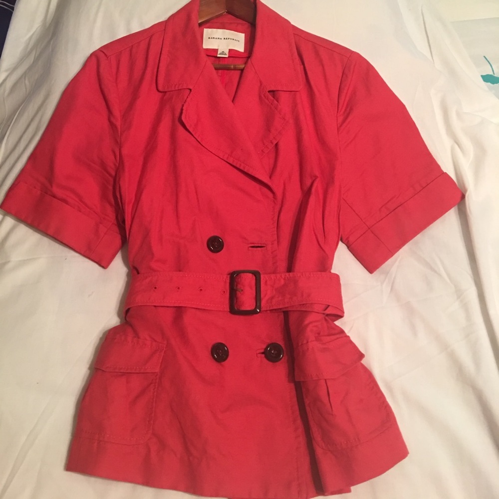 SOLD Banana Republic Linen Double-breasted Jacket SOLD