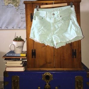 American Eagle frayed shortie short