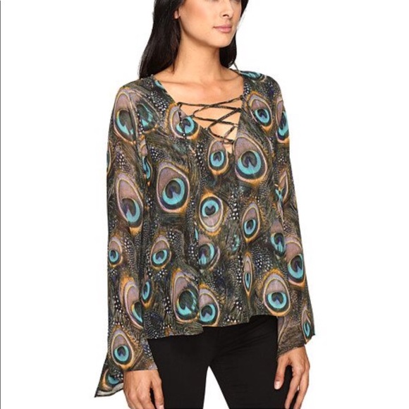 Show me Your Mumu zuko top feather fans - Picture 2 of 2