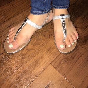 Silver Sandals