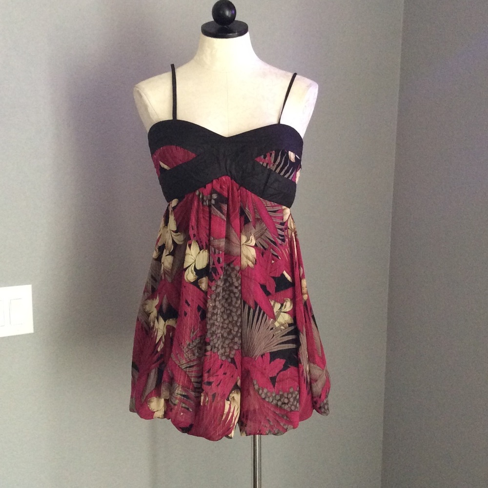 Unisono Floral Print Bubble Dress