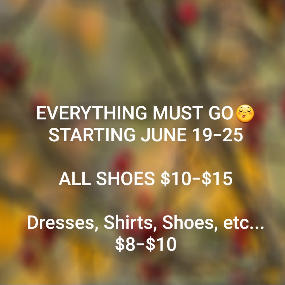 Everything Must Go!!!!!!!!