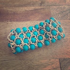 Turquoise bead bracelet
