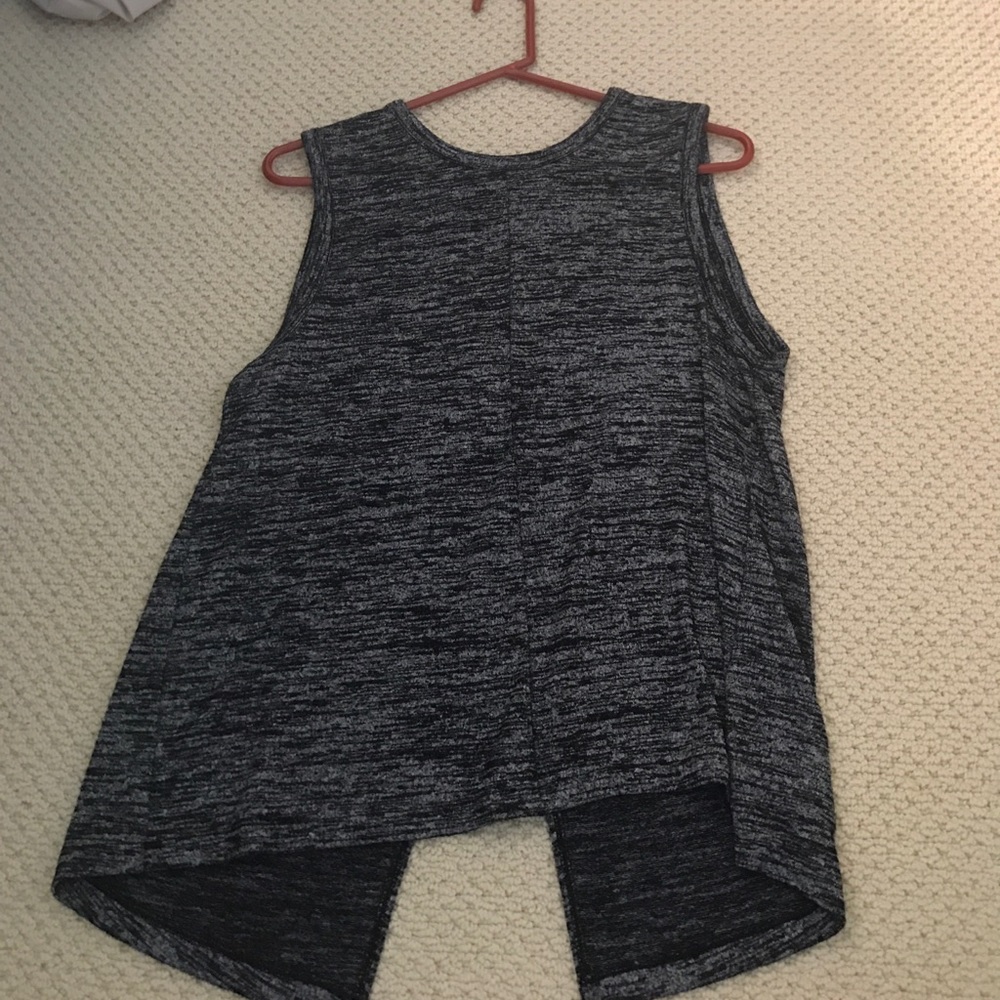 Rag and bone grey split back tank