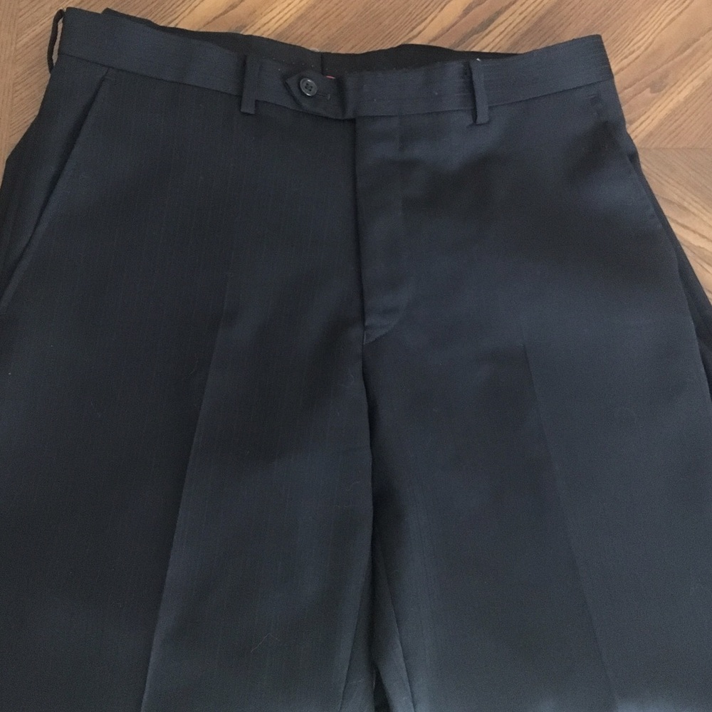 Alfani Men's Pinstriped Dress Pants (Pleated)