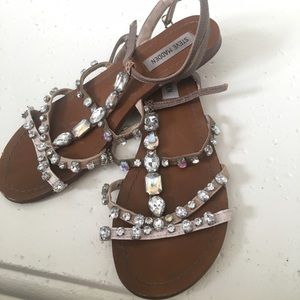 Steve Madden bejeweled sandals