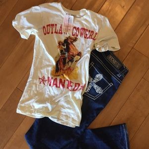 Like new.!! Rock & roll cowgirl jeans