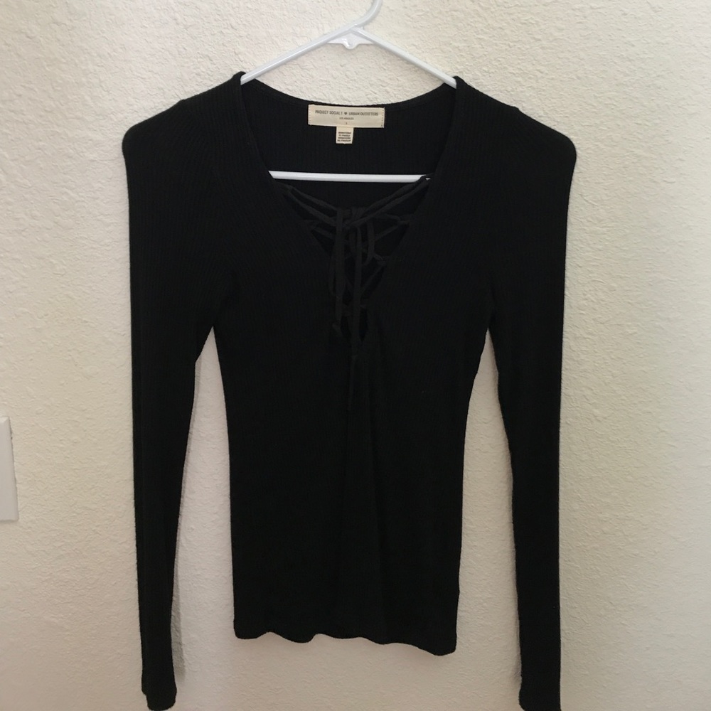Lace up top Urban Outfitters
