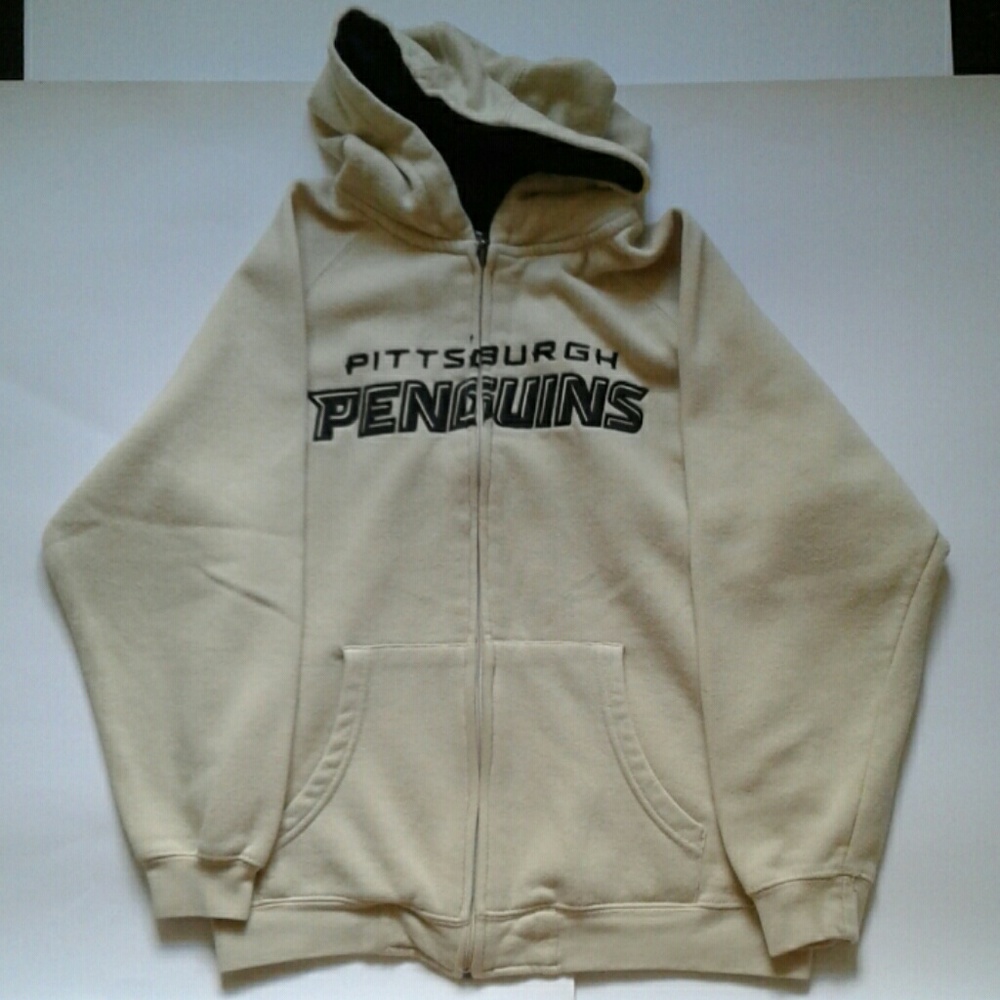 Pittsburgh Penguins vegas gold zip hooded jacket