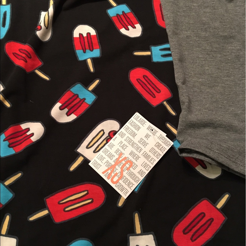 Lularoe Bomb Pop Randy - Picture 2 of 3