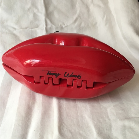 Vintage Certified Timmy Woods red lips Purse - Picture 3 of 6