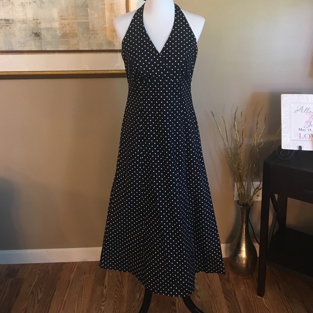Land's End halter dress