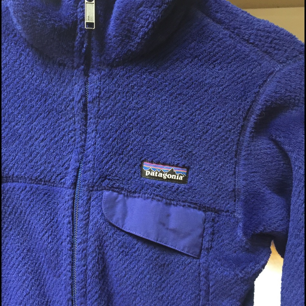 Patagonia full zip re-tool jacket, electric blue💫