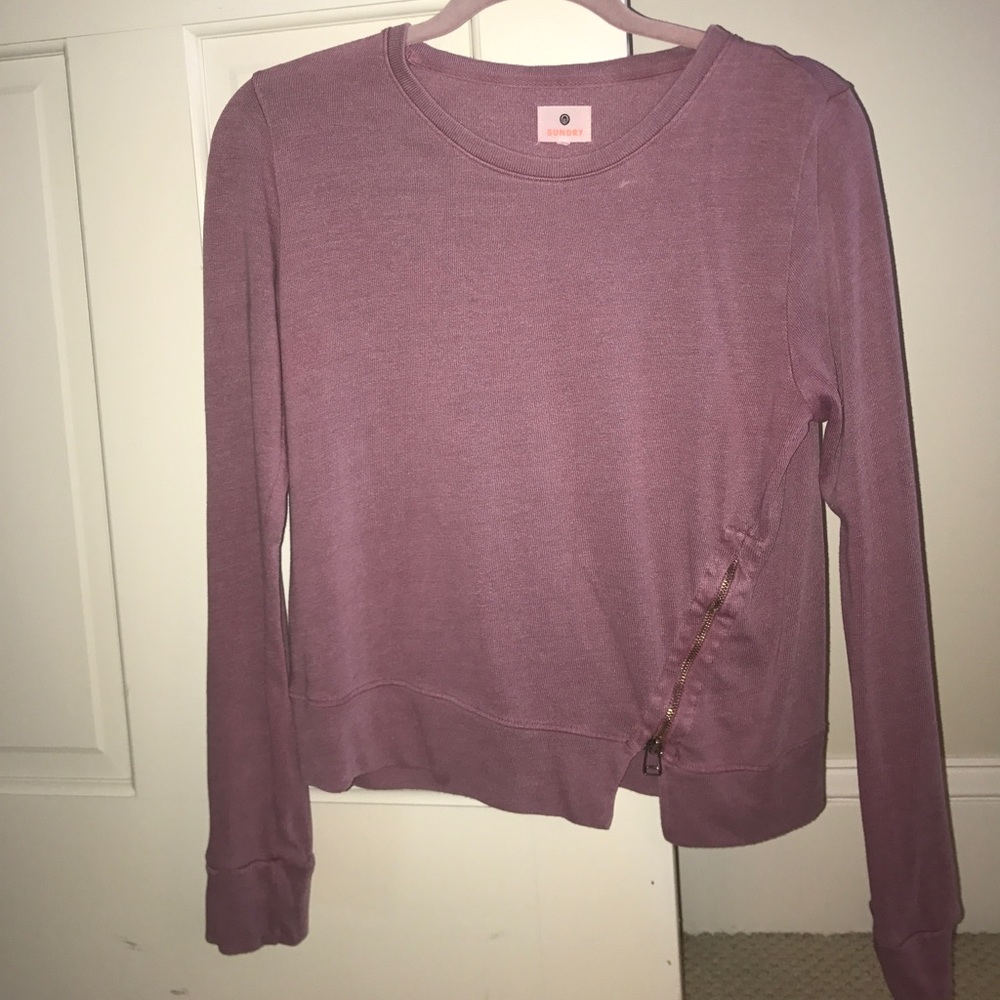 Sundry zipper sweater