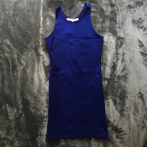 Blue Bodycon Mini Dress