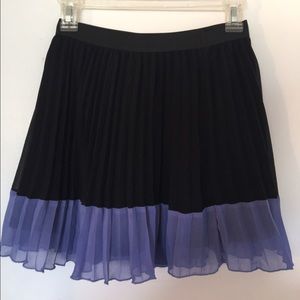 Black & blue skirt