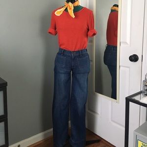 Ann Taylor LOFT Petite Wide Leg Trousers