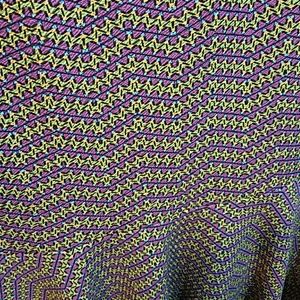 Lularoe multi color Nicole dress 3xl