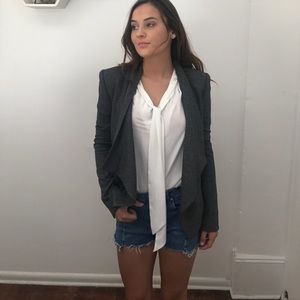 Super cool silver blazer!