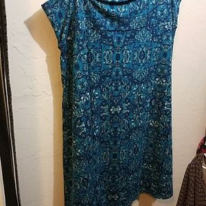 Lularoe blue printed Azure skirt 3xl
