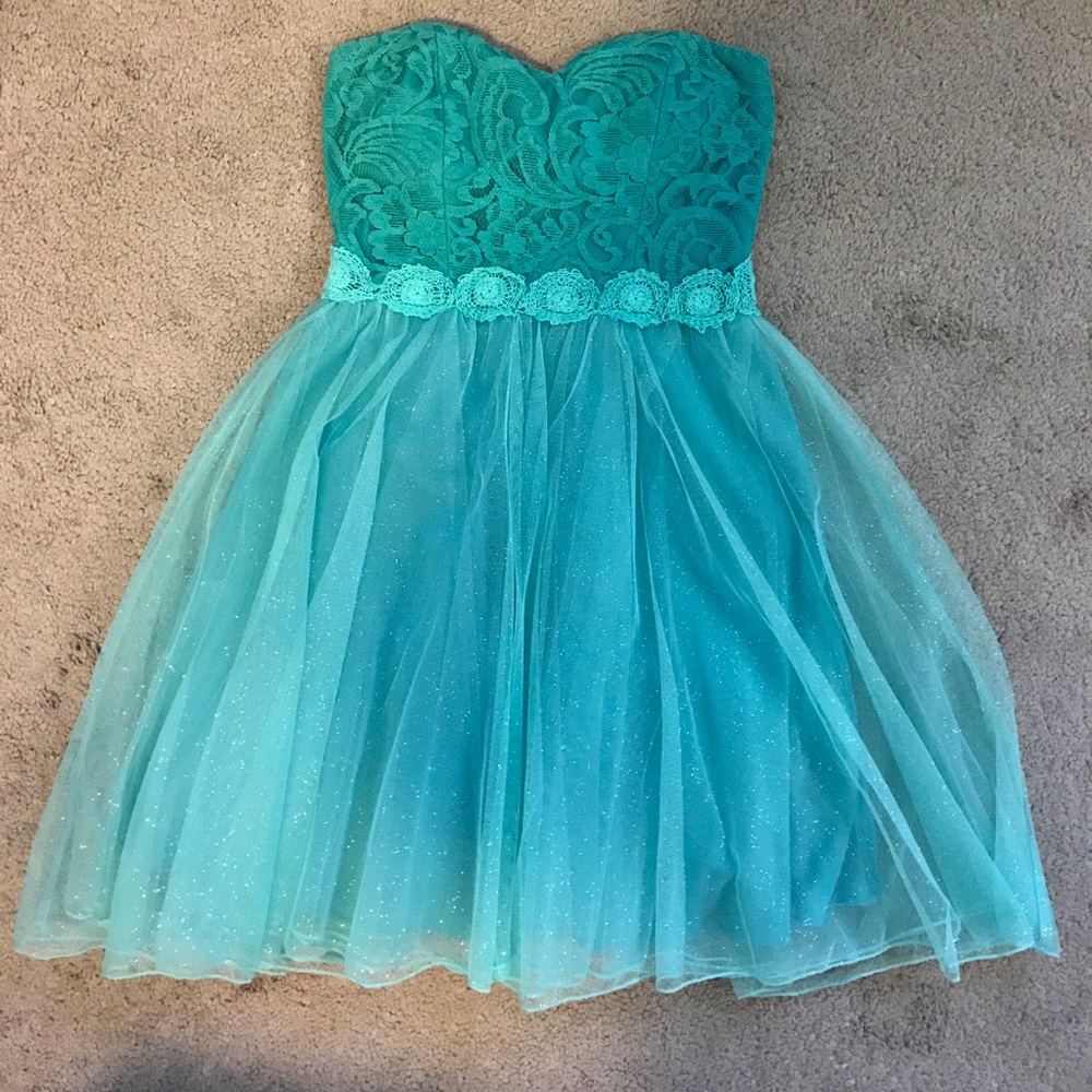 Strapless Sparkly Dress