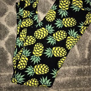 Lularoe Pinneapple TC leggings- UNICORN
