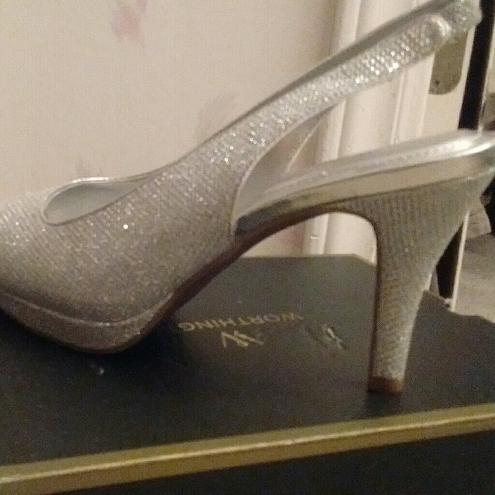 Silver shoes