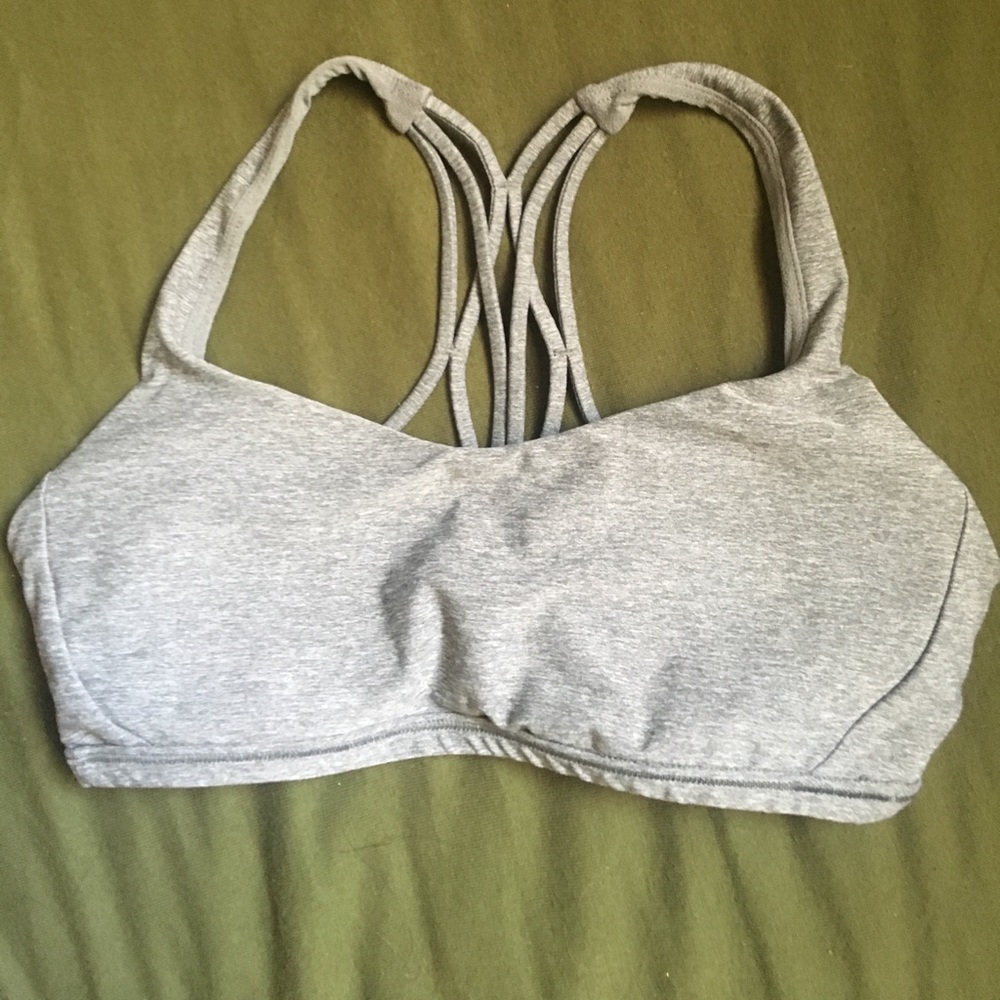 Lululemon Grey Free to be Zen sports bra