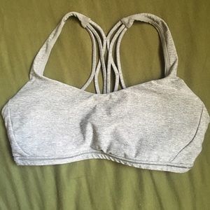 Lululemon Grey Free to be Zen sports bra