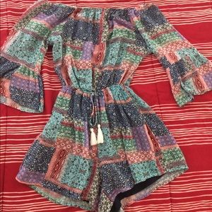 Hollister off the shoulder romper