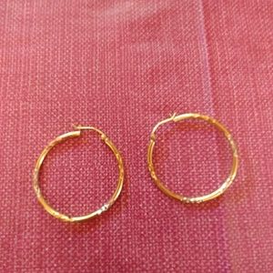 14k and silver dainty hoop earrings