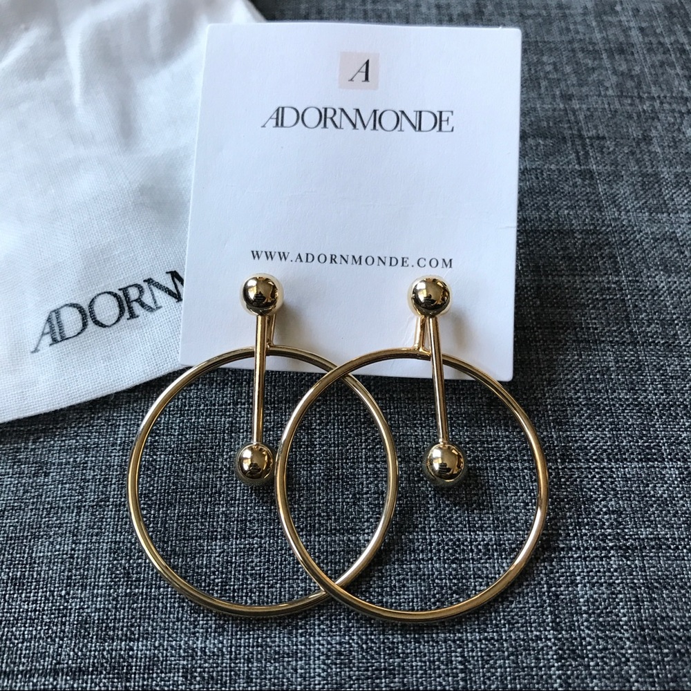 ADORNMONDE Ivo Earrings in Gold