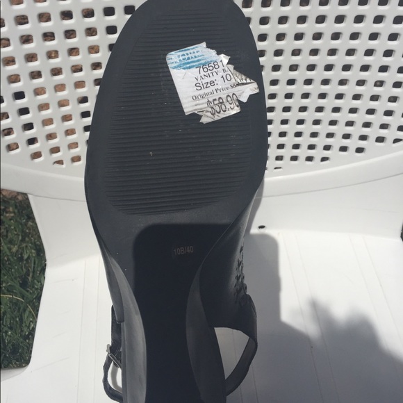 BCBGIRLS SHOES BLACK SZ 10 - Picture 4 of 6