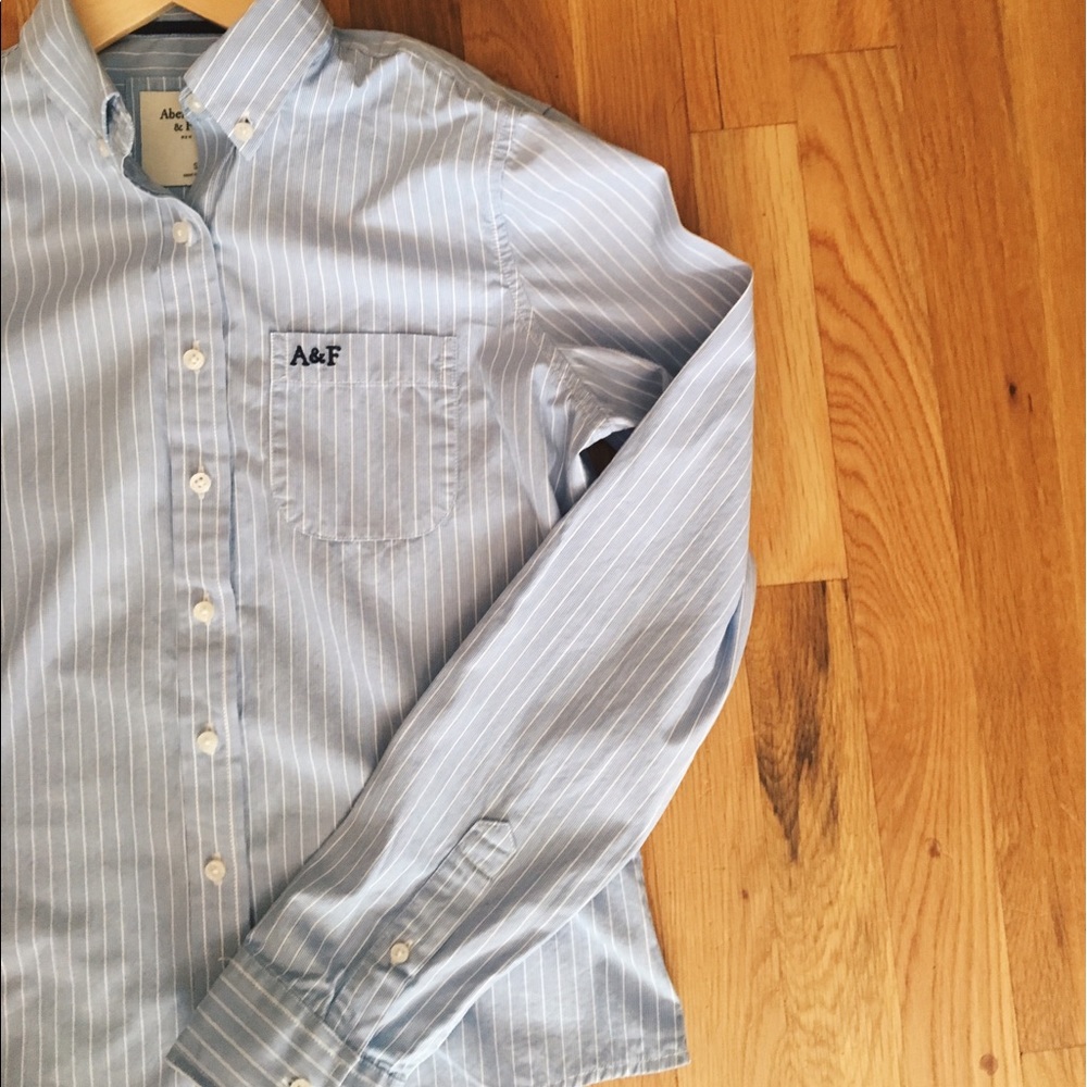 Small Abercrombie Pinstripe Button Down