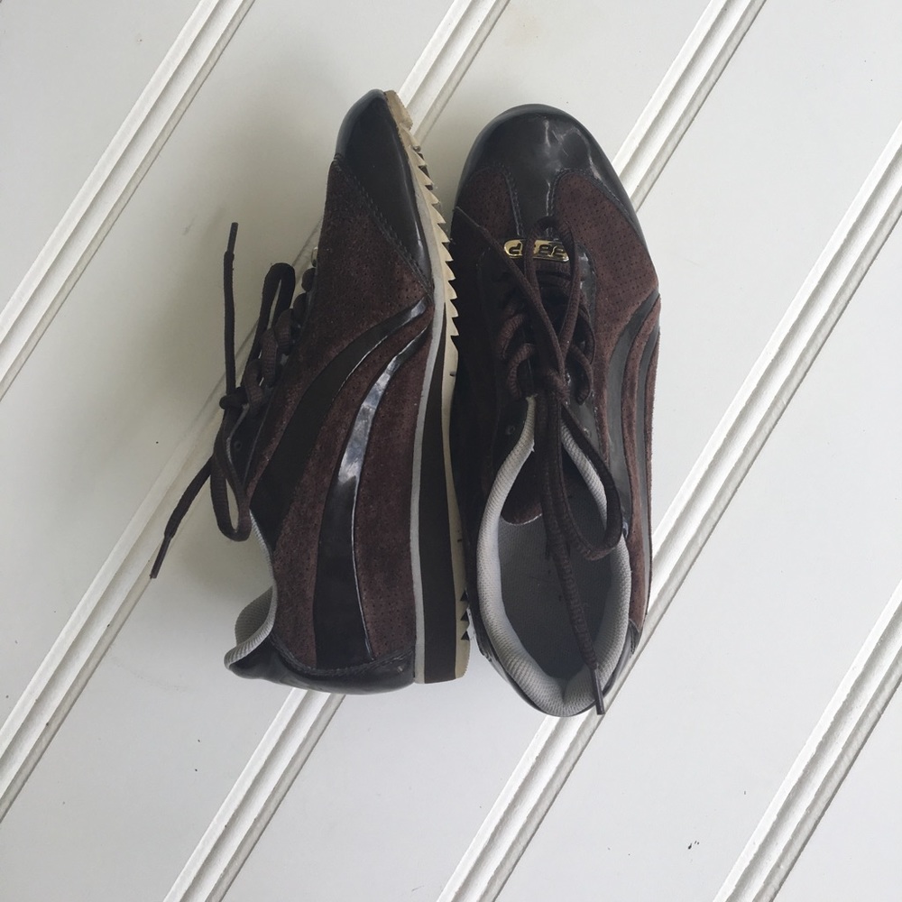 Bebe brown suede kicks