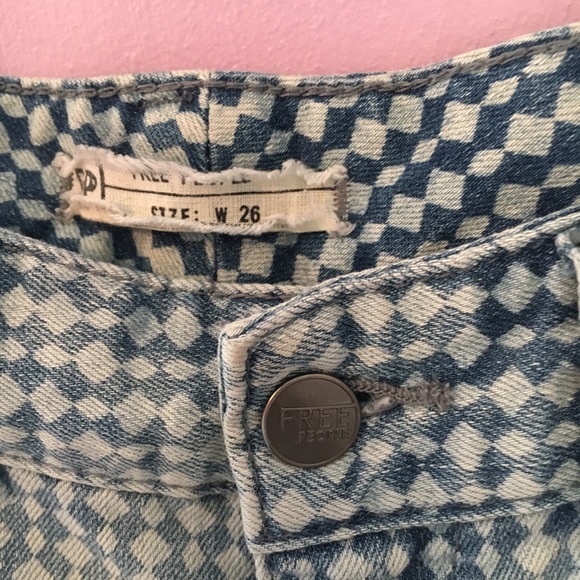 Patterned Free People Jeans - Picture 3 of 4