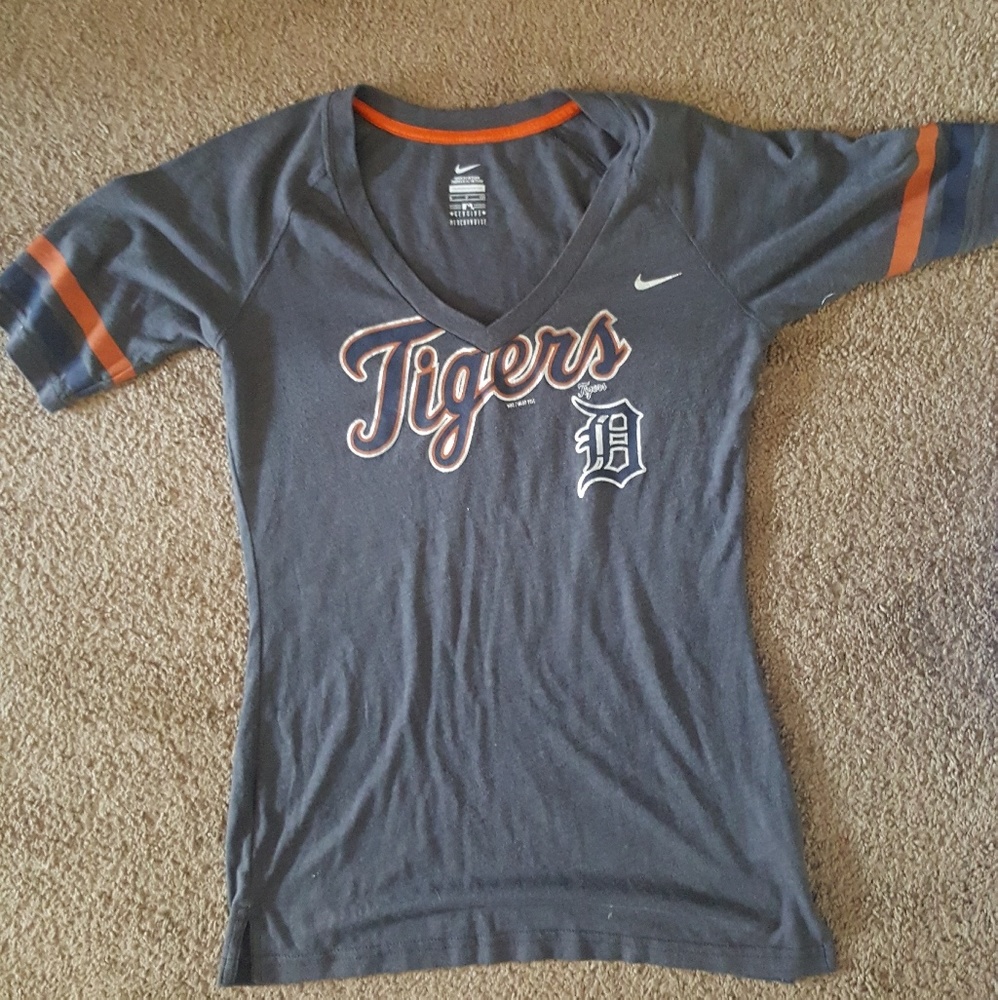Tigers 3/4 sleeve baseball t shirt