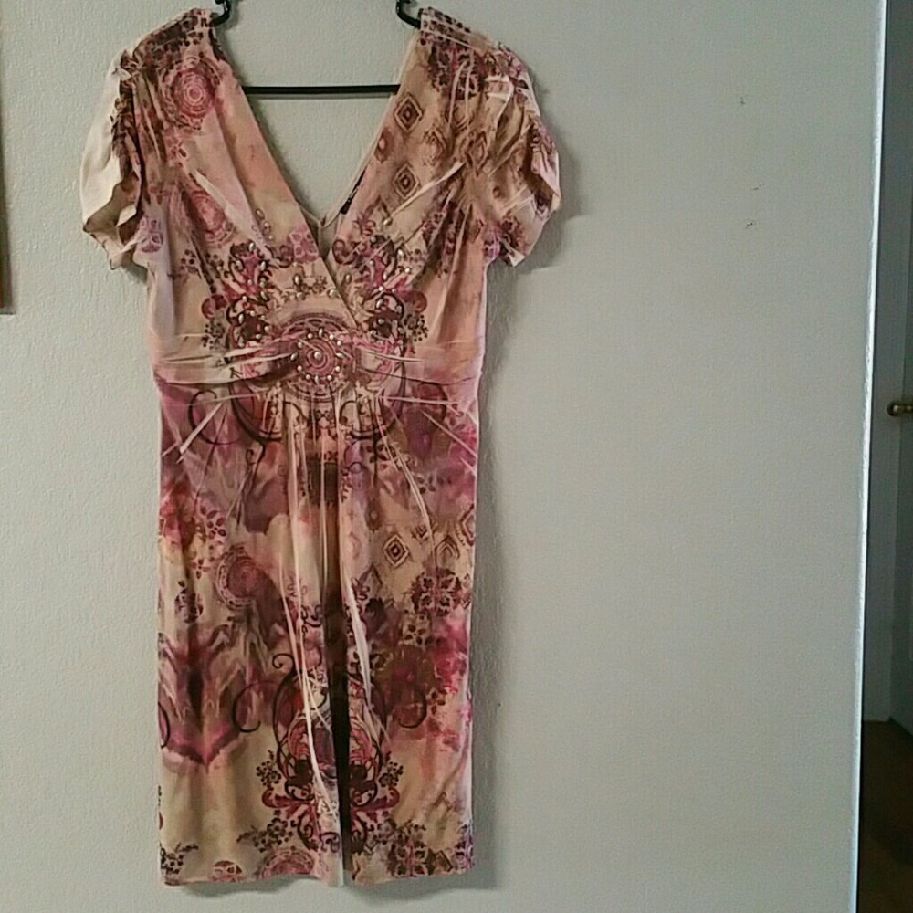 Western dress with silver bling