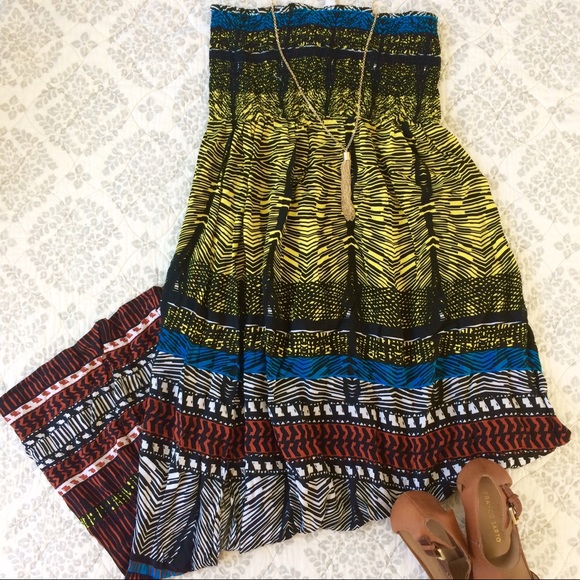 Xhilaration Dresses & Skirts - Xhileration Strapless Maxi Dress Size L EUC