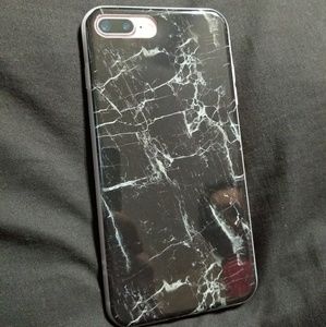 IPhone 7/8/7 Plus/8 Plus Black Marble Case