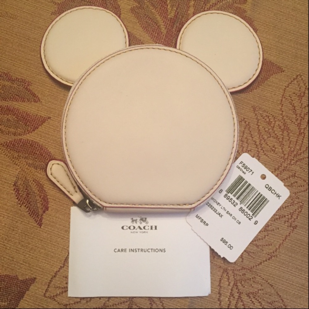 🎉 HP 🎉😍 Disney x coach Mickey ear coin case
