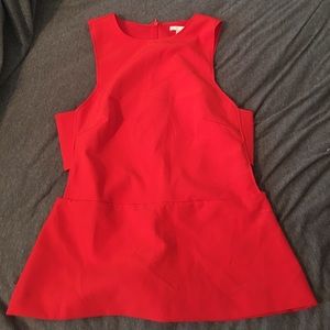 Bright red H&M top