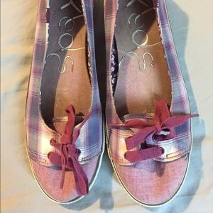 Purple plaid flats by Keds!