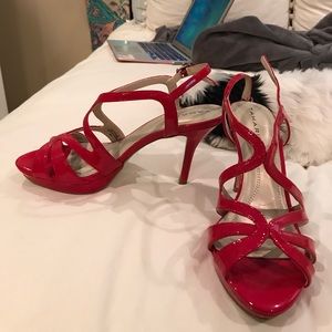 Red High Heels Size 7.5