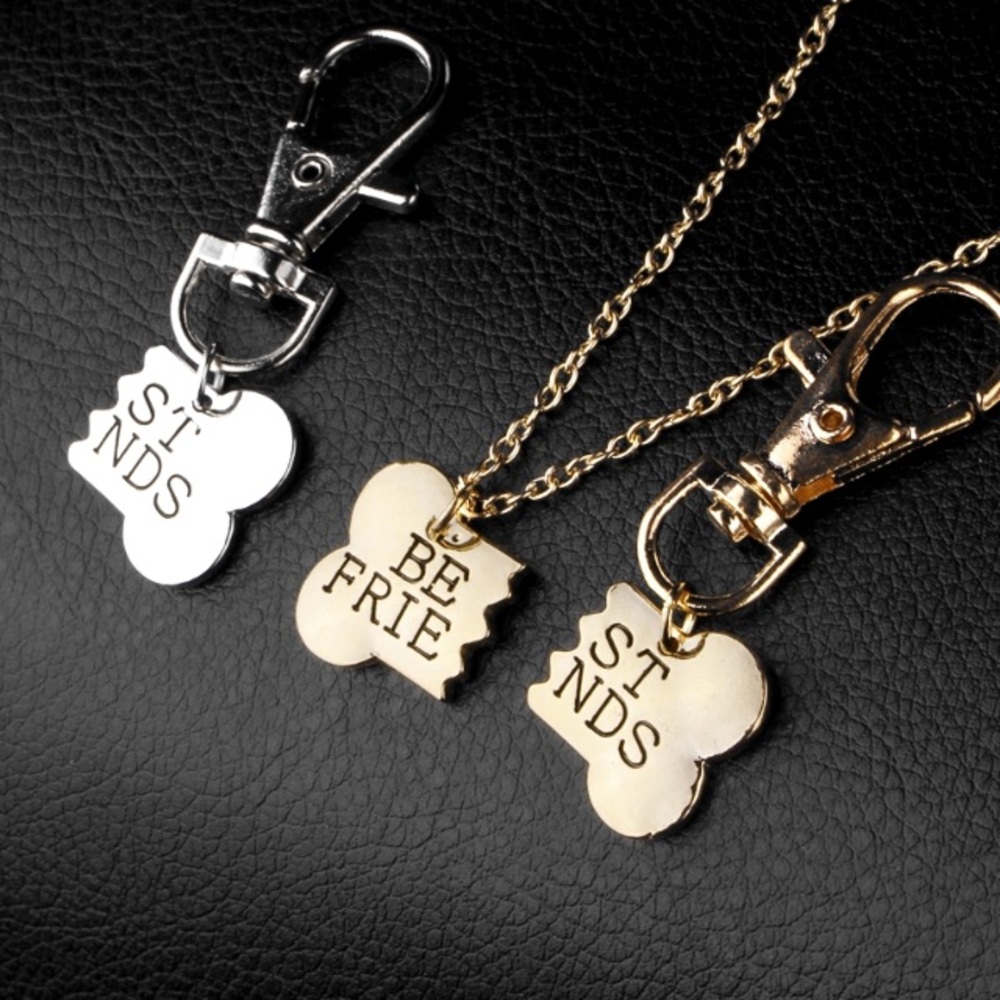 Dog & Owner Best Friends Necklace Tag Gift Set_4