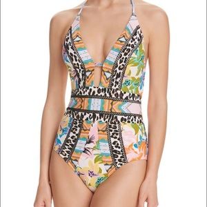 NWT Nanette Lepore Goddess One Piece Swimsuit S